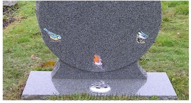 Headstones, Grave Marker, Gravestones & Cemetery M, G654 Grey Granite