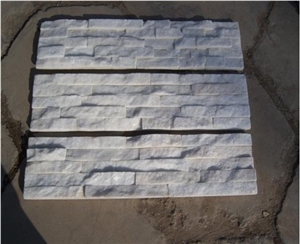 China White Quartzite Cultured Stone,White Quartzite for Wall Cladding,Stone Veneer
