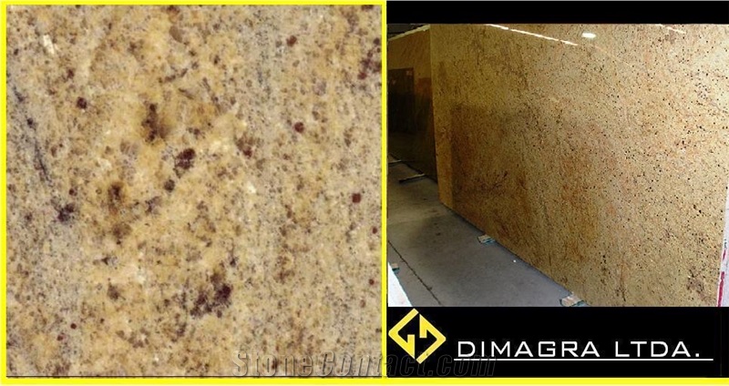 Nepal Gold Granite Slabs, Brazil Yellow Granite