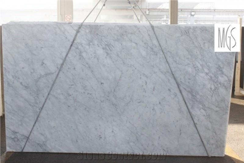 Bianco Carrara Gioia Marble Slabs, Italy White Marble
