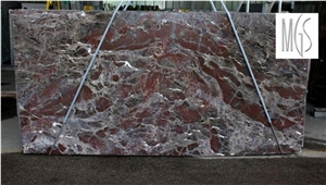Breccia Vaticana Marble Slabs, Italy Red Marble