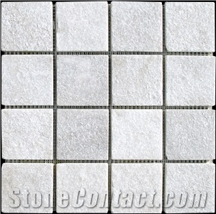 White Quartzite Mosaic