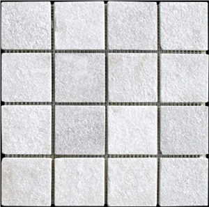 White Quartzite Mosaic