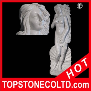 Birth Of Venus Marble Statues, White Marble Statues