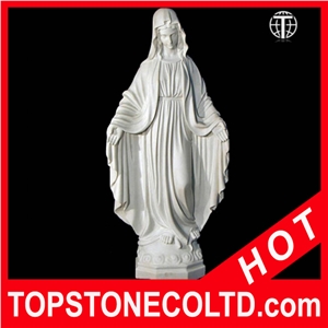 Catholic Religious Statues, White Marble Religious Statues