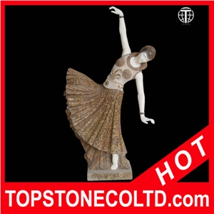 Dancer Girl Marble Statues