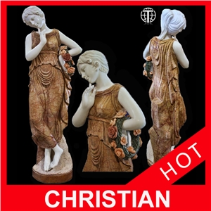 Girl Sculpture,Marble Sculpture