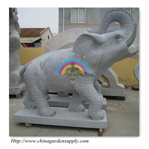 G603 Grey Granite Animal Sculptures