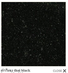 Thai Black Granite Tiles, Thailand Black Granite