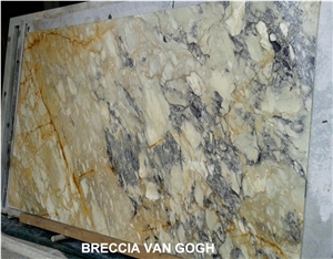 BRECCIA VAN GOGH Marble Slabs, Italy Beige Marble