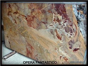 Opera Fantastico Slab (Sarrancolin), Opera Fantastico Marble Slabs