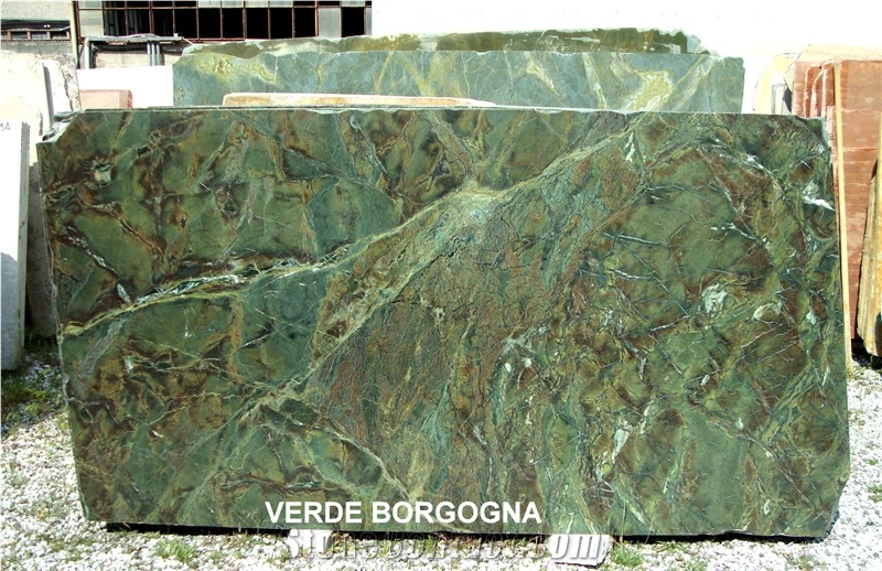 Verde Borgagna Granite Block, Iran Green Granite