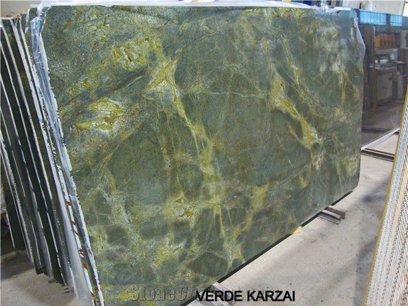 Verde Karzai Granite Slabs