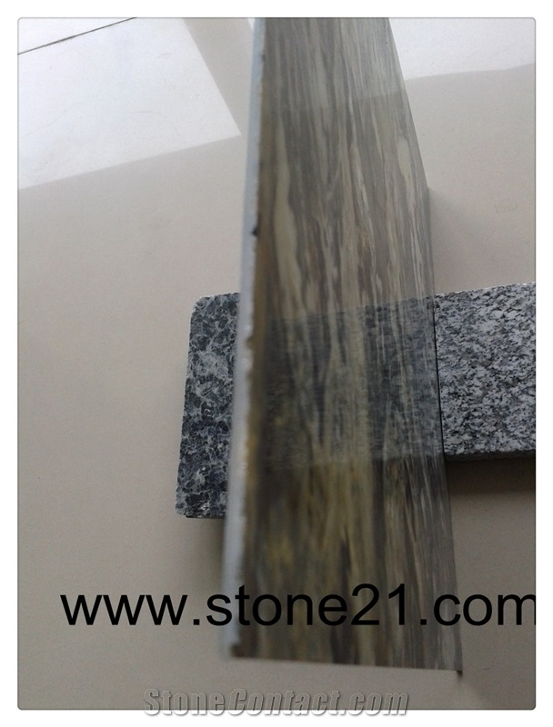 Super Thin 4mm Thick Marble Tile Back with Fibergl