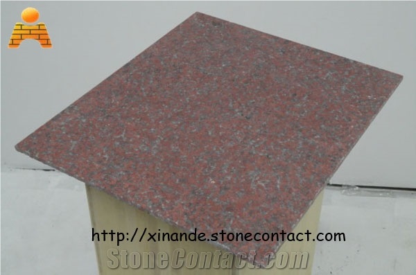 African Red Granite Tiles, Cut to Size