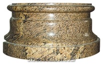 Brown Granite Column Base