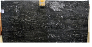 Amazon Black Granite Slabs, Brazil Black Granite