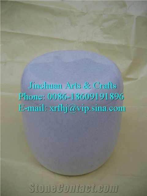 Xue-Hua-Bai White Marble Cremation Urn