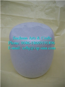 Xue-Hua-Bai White Marble Cremation Urn