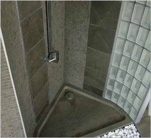 Thala Gris Shower Tray, Gris Thala Grey Limestone Shower Trays