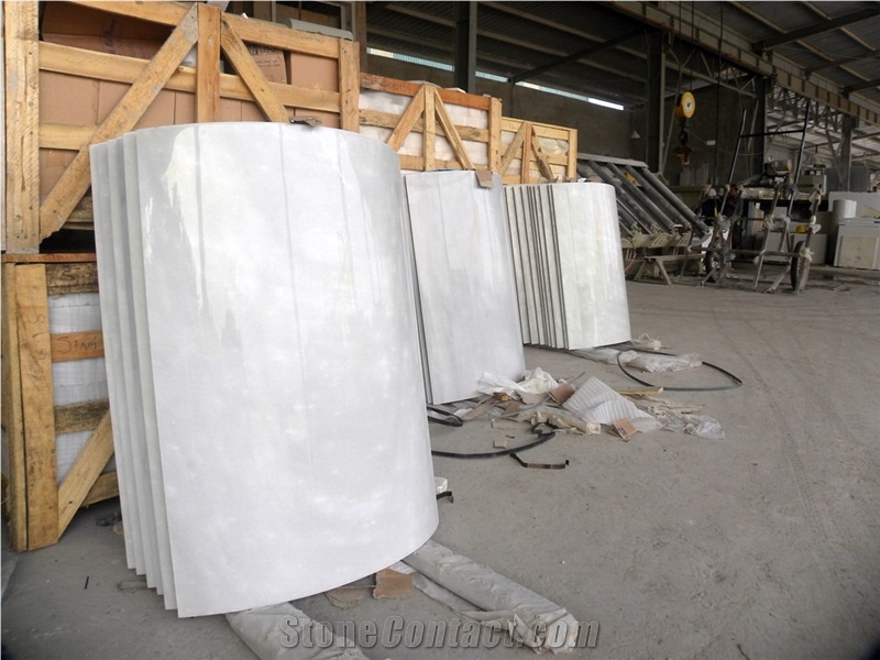 Marble Panels for Column, White Marble Column