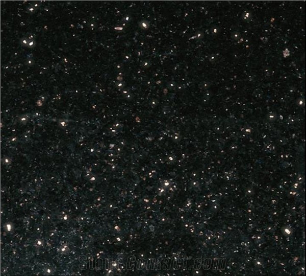 Export Black Galaxy Granite Slab, Gujarat Black Granite Tiles