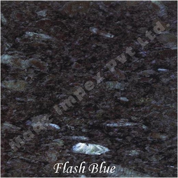 Flash Blue Granite Slab from India