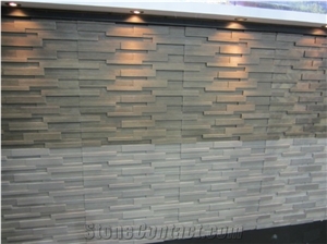 Panels, Culture Stone, Wenge Sandstone, Coffee Wood Wall Cladding