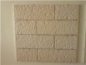 Jerusalem Bone Limestone Antique and Chiseled Wall Tiles