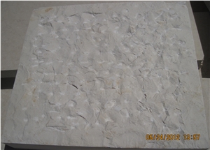 Jerusalem White Limestone Chiseled Wall Tiles