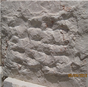 Jerusalem White Limestone Chiseled Wall Tiles