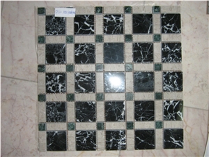 Black Marble Mosaic Tile