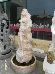 Carved Fountain,Garden Fountain