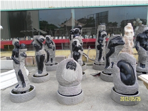 Figure Fountain,Figure Carving,Figure Sculpture