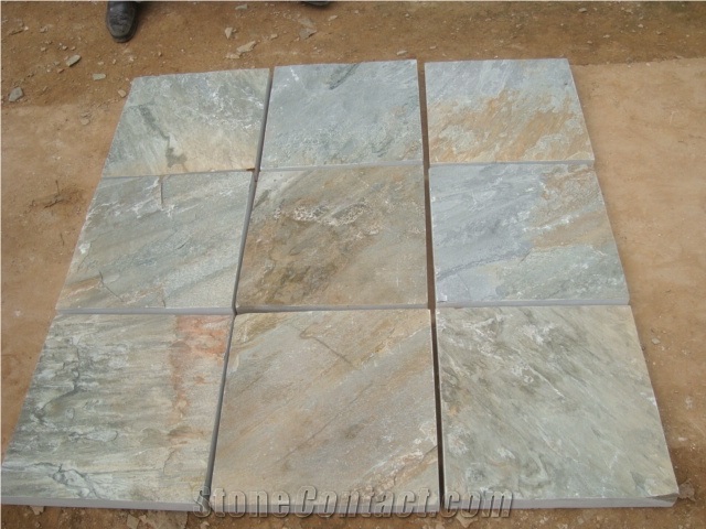 Outwall and Flooring Slate Tile