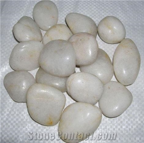 White Pebbles, Pebble Stone White