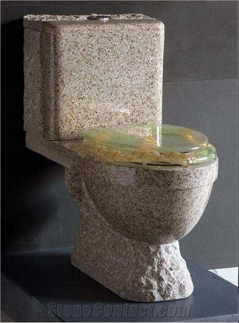 Stone Toilet, Stone Closestool in G682, G682 Yellow Granite Toilet