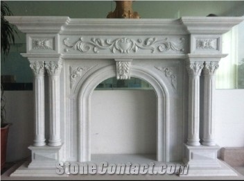 White Marble Fireplaces,Stone Fireplace, H.N. White Marble Fireplaces
