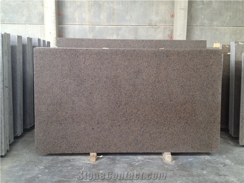Tropic Brown Granite Slabs, Saudi Arabia Brown Granite Polished Floor Tiles