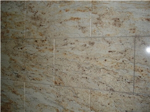 New India Popular Polished Natural River Yellow Granite Stone Tile & Big Slabs Produced in China as Countertops  , Table tops ,Vanity tops ,walling and paving stone