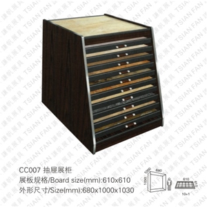 Dakota Red Granite Tile Display Stands CC007