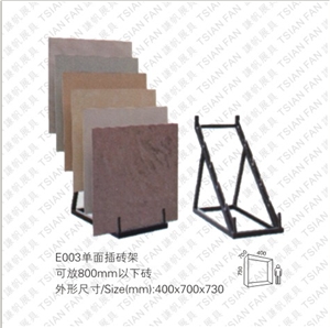 Stone Display Rack,wooden Tile Stand E003