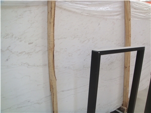 Imported Volakas White Stone Marble Slabs
