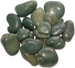 Green Polished Pebble Stone