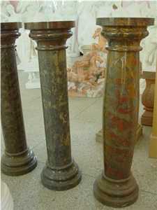 1513 Marble Column, Beige Marble Column