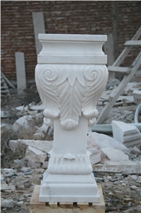 1white Marble Column