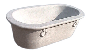 3032 Handmade Marble Bathtub, White Marble Bathtub