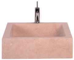 Beige Marble Sink