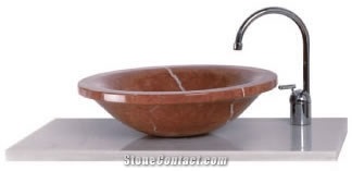 Brown Marble Sink