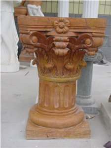 Corinthian Style Pedestal Column, Pillar